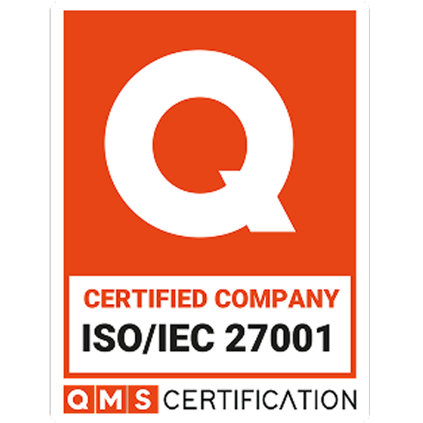 ISO/IEC 27001 certified